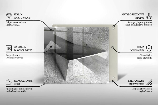 Protetor placa indução Abstração concreta