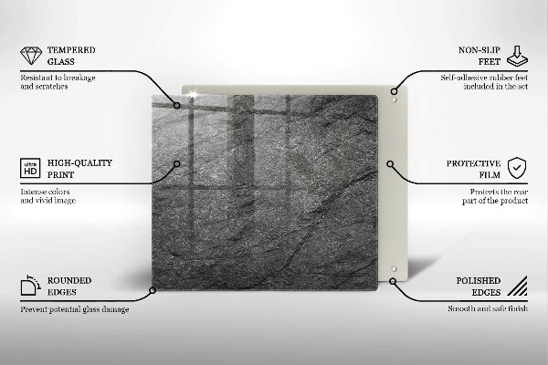 Tábua protetora Textura de pedra