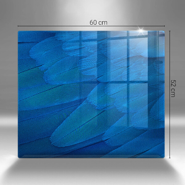 Protetor placa indução penas de pássaros