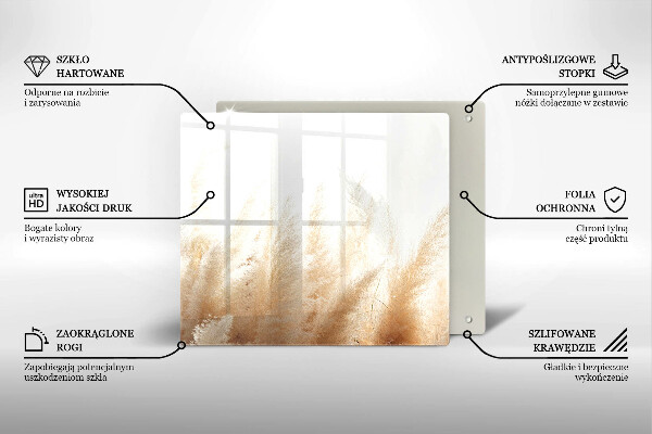 Protetor placa de indução Capim-dos-pampas