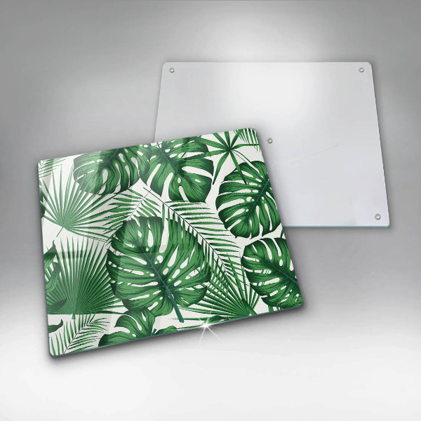 Protetor placa indução Folhas de Monstera