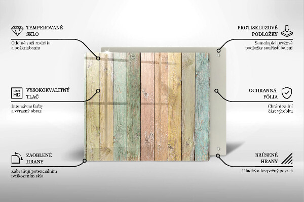 Protetor placa indução Placas vintage coloridas