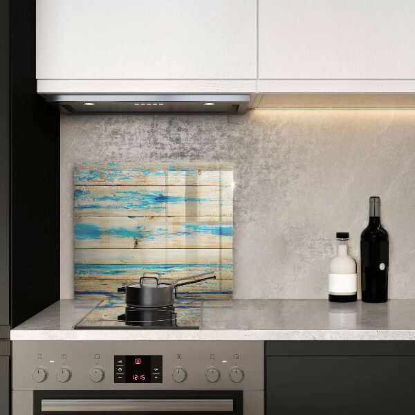 Protetor placa de indução Tábuas de madeira retrô