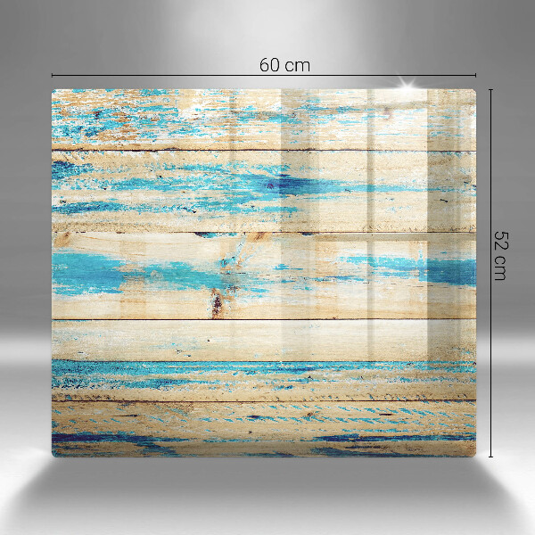 Protetor placa de indução Tábuas de madeira retrô