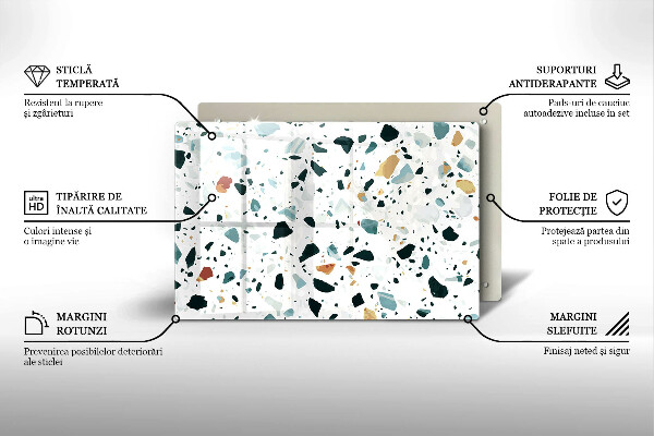 Protetor para fogão de vidro Grés claro