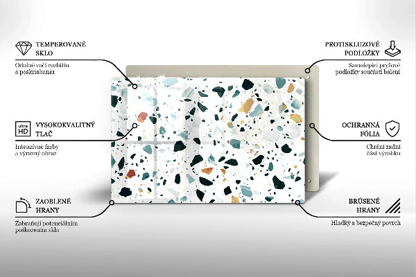 Protetor para fogão de vidro Grés claro