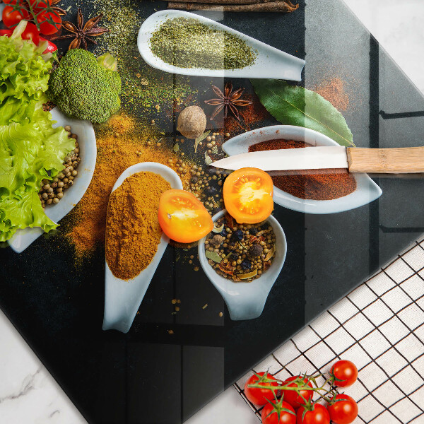 Cobertura placa vitrocerámica Especiarias de cozinha