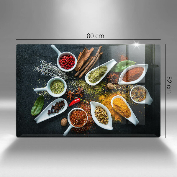 Cobertura placa vitrocerámica Especiarias de cozinha