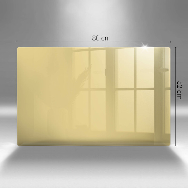 Cobertura placa vitrocerámica Cor amarela