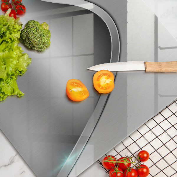 Protetor para fogão de vidro Abstração de metal