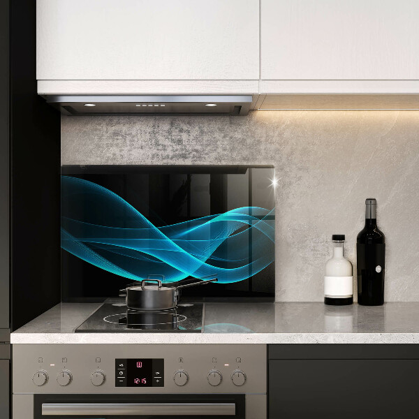 Cobertura placa vitrocerámica Abstração azul