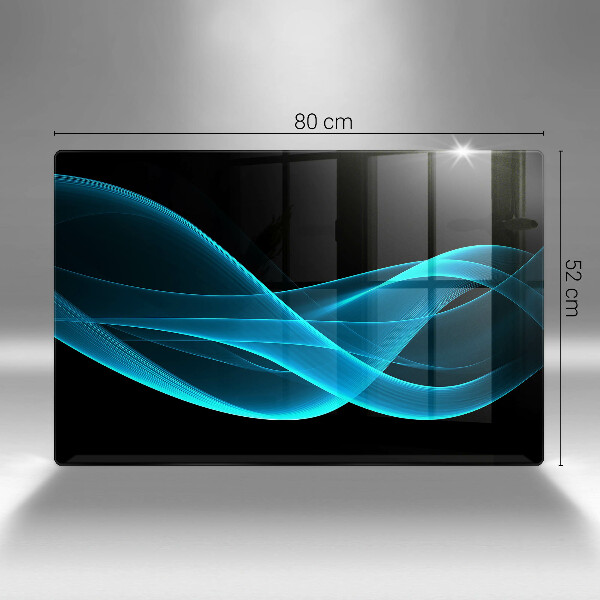 Cobertura placa vitrocerámica Abstração azul