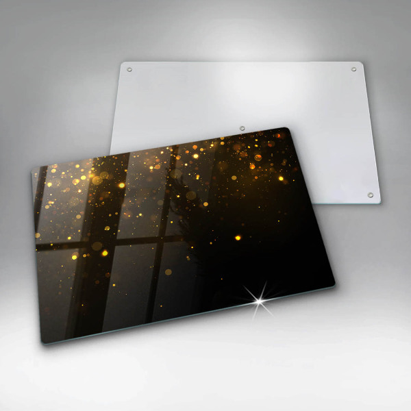 Cobertura placa vitrocerámica Glitter dourado