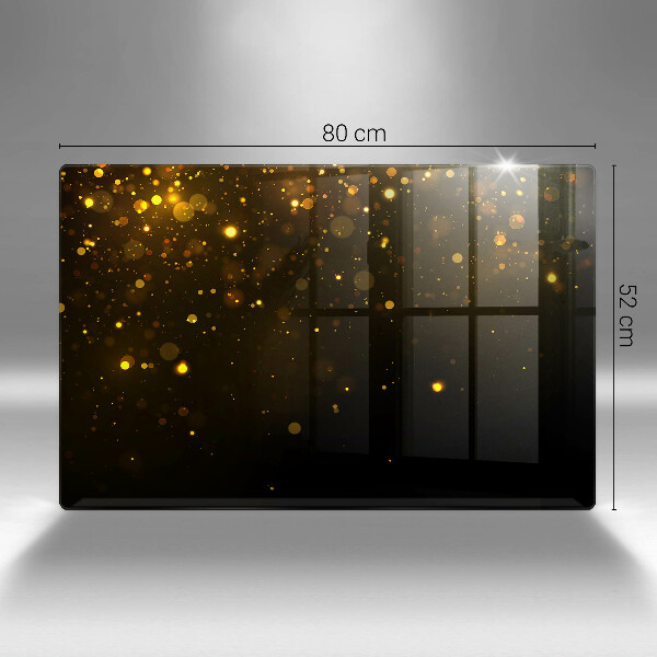 Cobertura placa vitrocerámica Glitter dourado