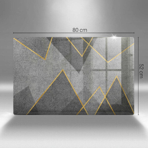 Protetor para fogão de vidro Formas nítidas