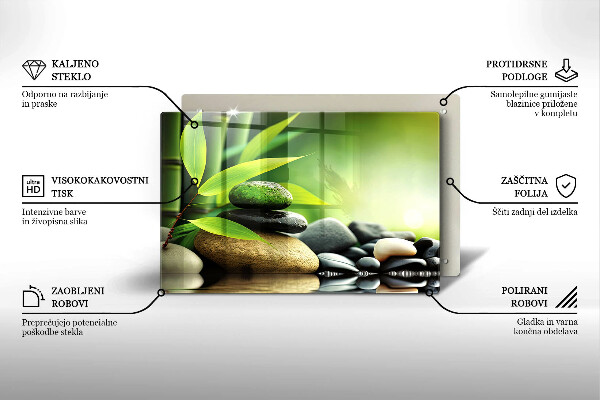 Cobertura placa vitrocerámica Pedras de bambu zen