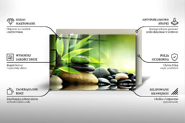 Cobertura placa vitrocerámica Pedras de bambu zen