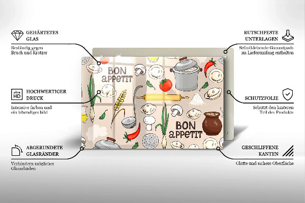 Protetor para fogão de vidro Ilustração de cozinha