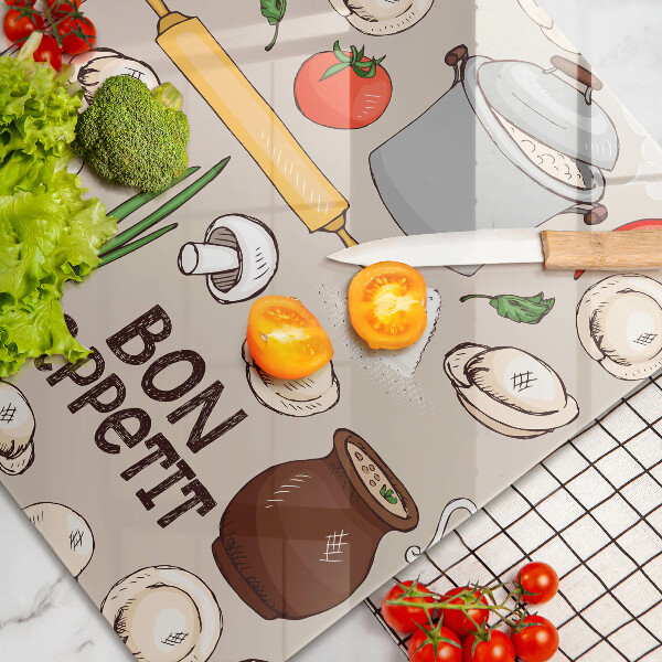 Protetor para fogão de vidro Ilustração de cozinha