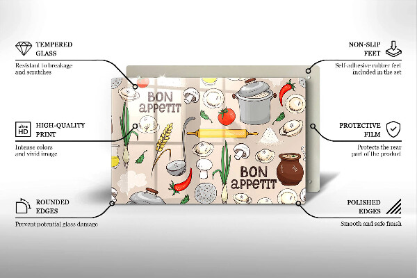 Protetor para fogão de vidro Ilustração de cozinha