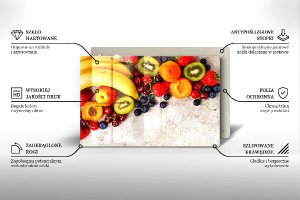 Cobertura placa vitrocerámica Frutas de Natal