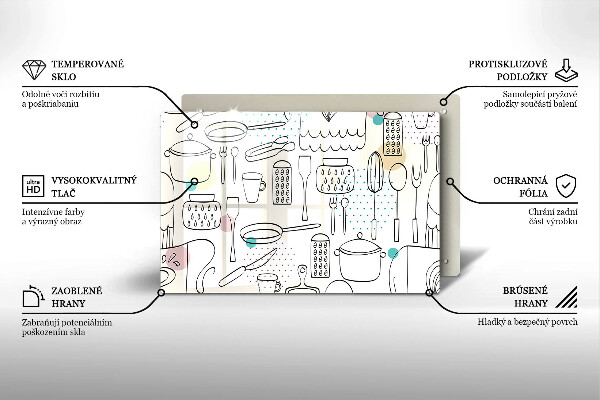 Protetor para fogão de vidro Acessórios de cozinha