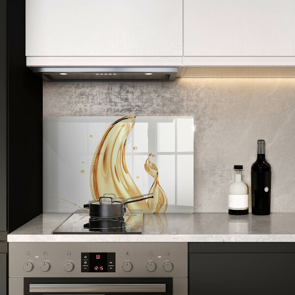 Protetor em vidro para fogão Azeite