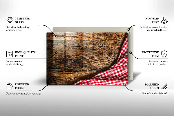 Cobertura placa vitrocerámica Mesa de madeira