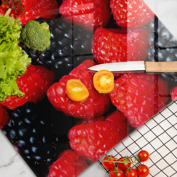 Cobertura placa vitrocerámica Framboesas e amoras