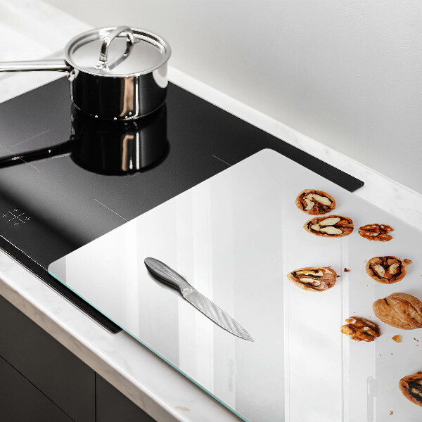 Protetor para fogão de vidro Nozes em fundo branco