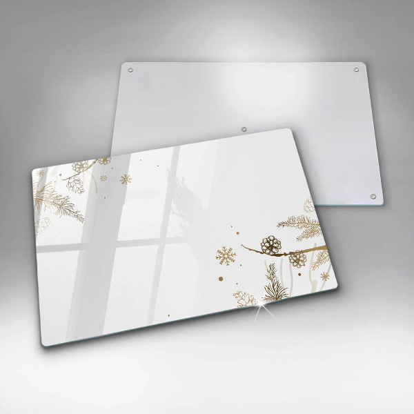 Cobertura placa vitrocerámica Decorações de inverno