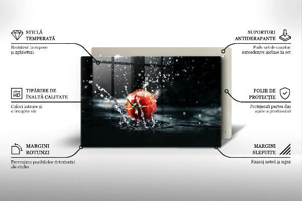 Cobertura placa vitrocerámica Tomate na água