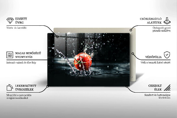 Cobertura placa vitrocerámica Tomate na água