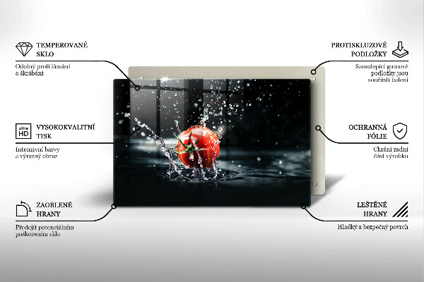 Cobertura placa vitrocerámica Tomate na água