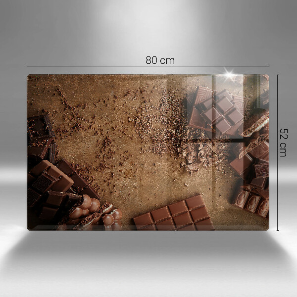 Protetor para fogão de vidro Doces de chocolate