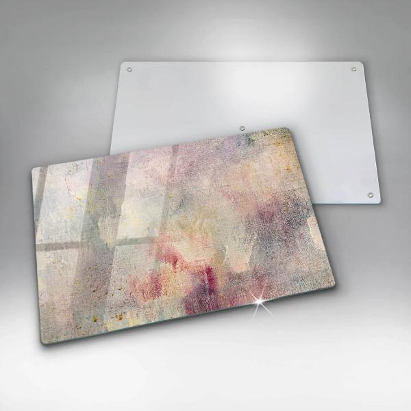 Protetor em vidro para fogão Fundo de textura de tinta