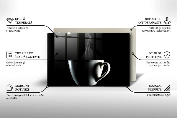 Protetor para fogão de vidro Uma xícara de chá