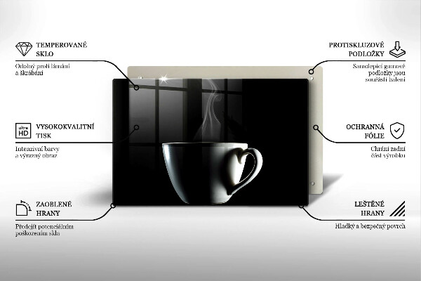 Protetor para fogão de vidro Uma xícara de chá