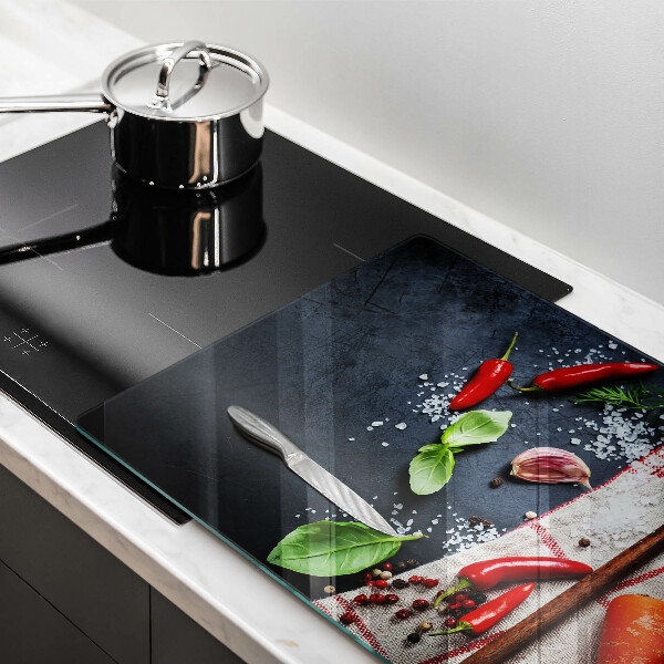 Cobertura placa vitrocerámica Comida de cozinha