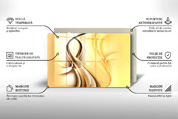 Cobertura placa vitrocerámica Fumaça abstrata