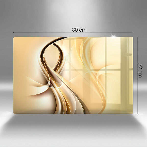 Cobertura placa vitrocerámica Fumaça abstrata