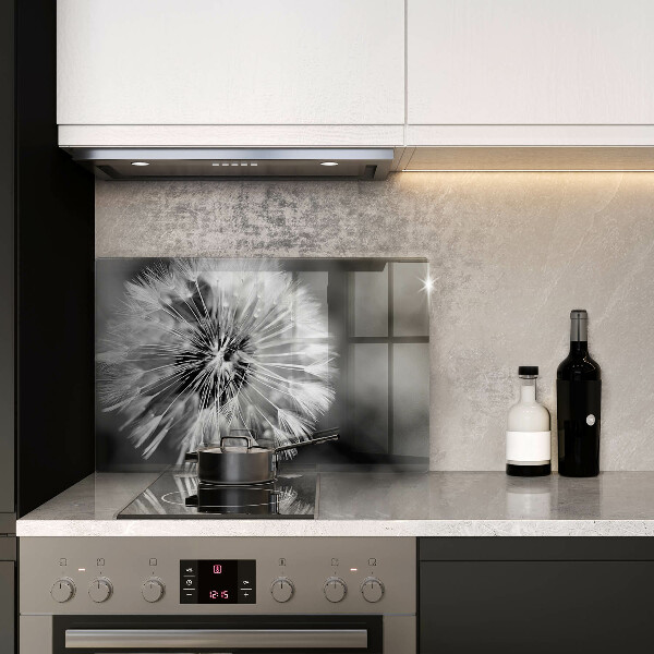 Protetor para fogão de vidro Dente-de-leão delicado