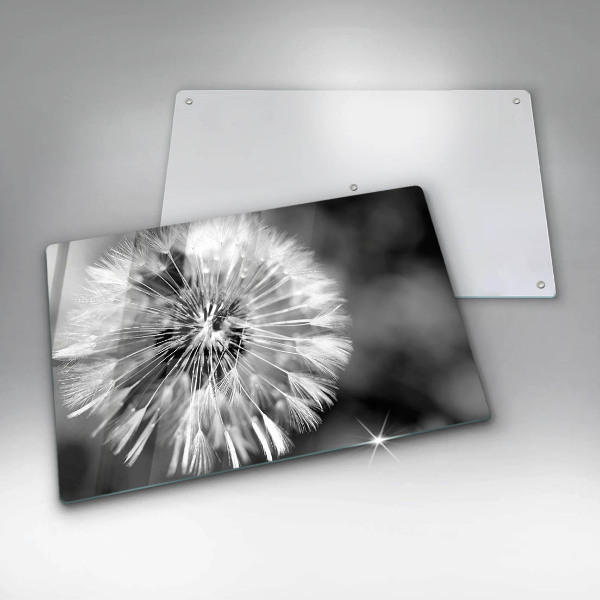 Protetor para fogão de vidro Dente-de-leão delicado