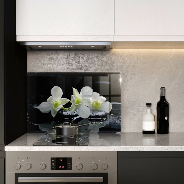 Cobertura placa vitrocerámica Flores Brancas em Água Zen