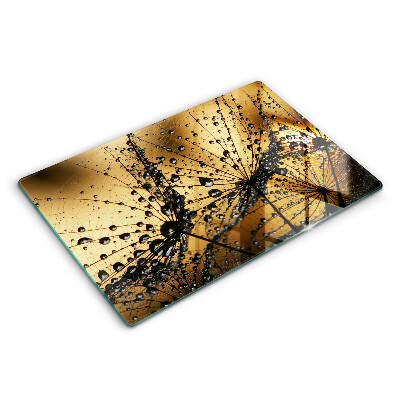 Protetor para fogão de vidro Orvalho e dentes-de-leão