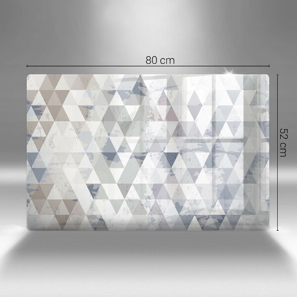 Protetor para fogão de vidro Padrão triangular