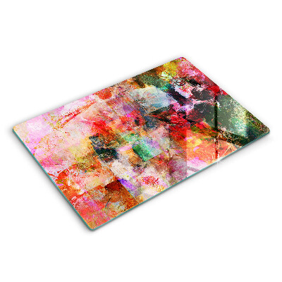 Cobertura placa vitrocerámica Abstração de tinta