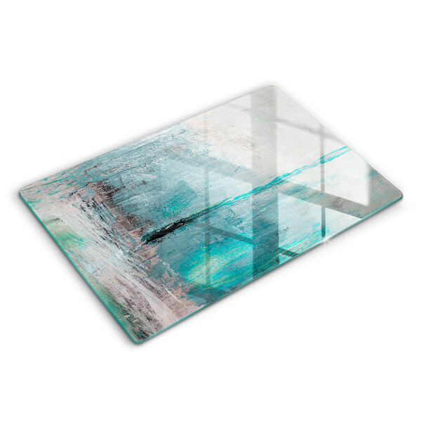 Cobertura placa vitrocerámica Fundo de pintura abstrata