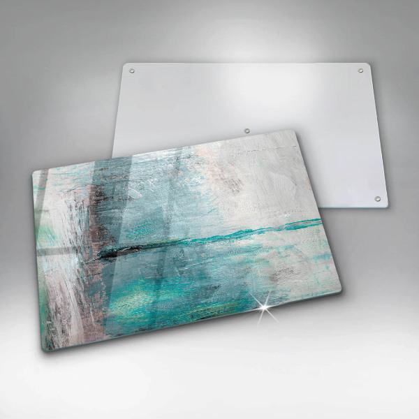 Cobertura placa vitrocerámica Fundo de pintura abstrata