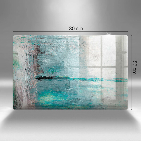 Cobertura placa vitrocerámica Fundo de pintura abstrata